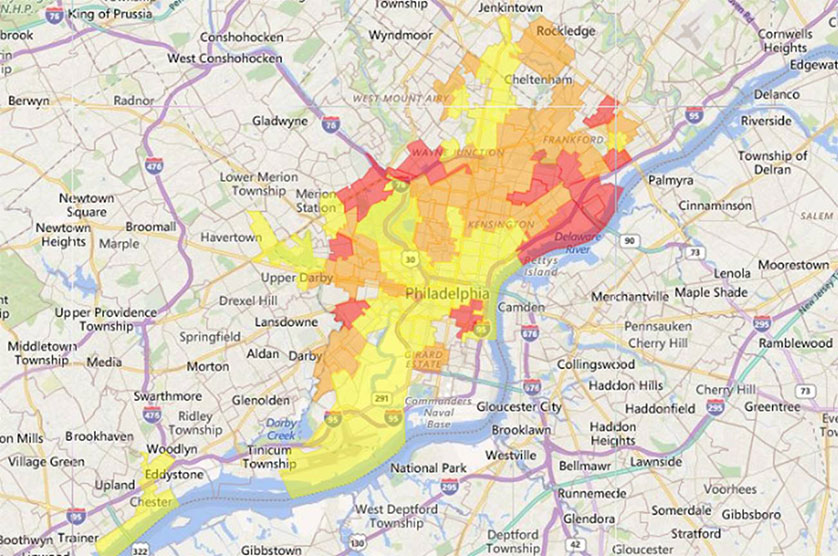 Heat map